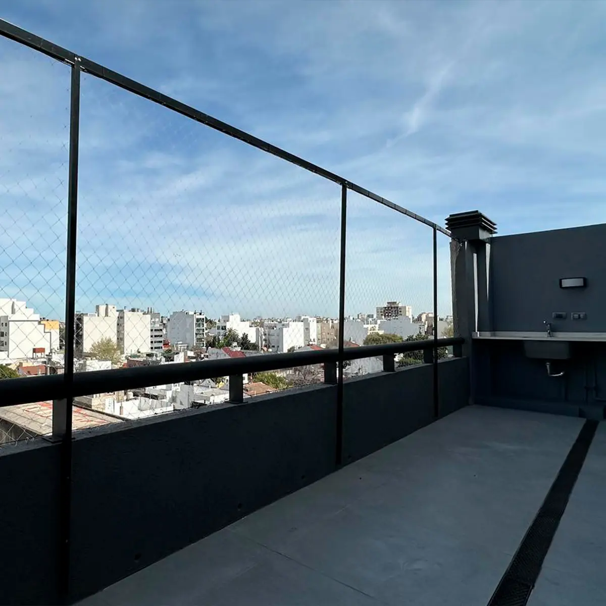 Vista abierta del barrio desde el 7° piso