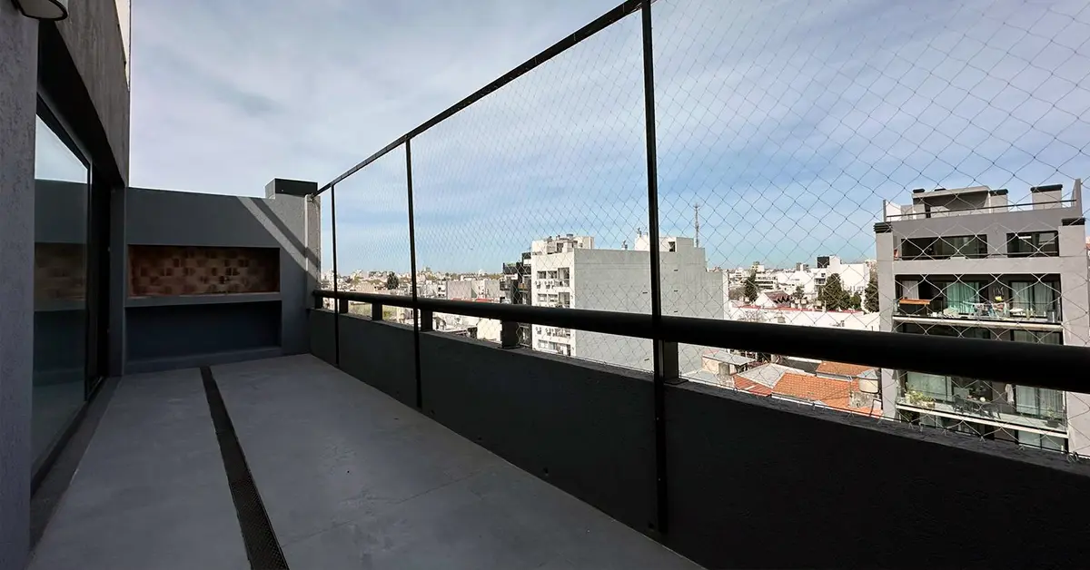 Vista desde el balcón terraza del 7° piso